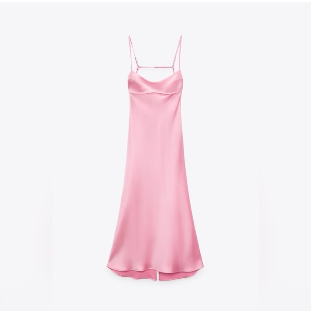 Pink Slip Dress